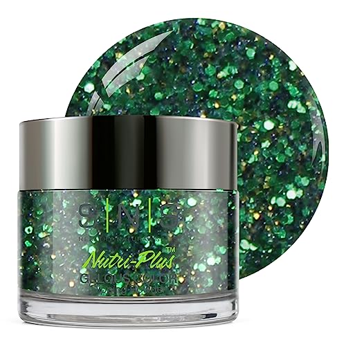 SNS Nail Dipping Powder Holidazzle Collection (HD17 - Whispering Evergreen - 1.5 oz)