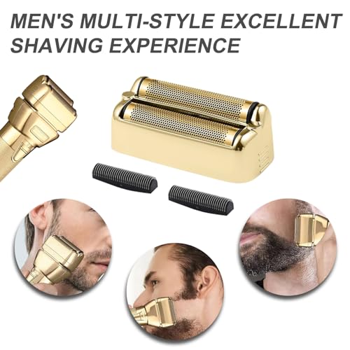 TRAH Gold FXONE Shaver Replacement Foil & Cutter Pack for BaBylissPRO FXONE - 2 Pack
