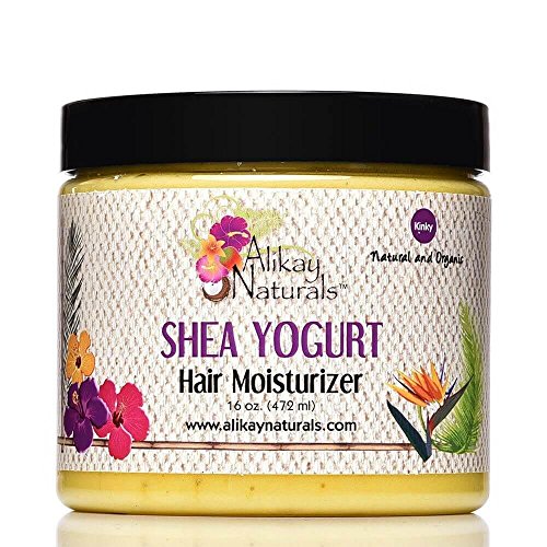Alikay Naturals Shea Yogurt Hair Moisturizer 8oz - Natural Shea, Argan & Coconut Oil