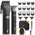 Cordless Hair Clippers for Men with LED Display & 15 Guide Combs - Professional Barber Kit