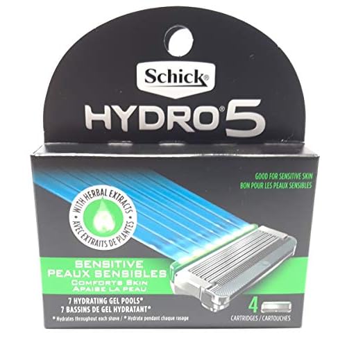 SCHICK HYDRO 5 4CT REFILL SENSITIVE - Pack of 3