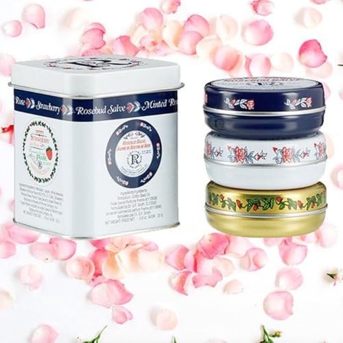 Lip Balm Set with 3 Flavors and Travel Tubes - Moisturizing Lip Care Gift