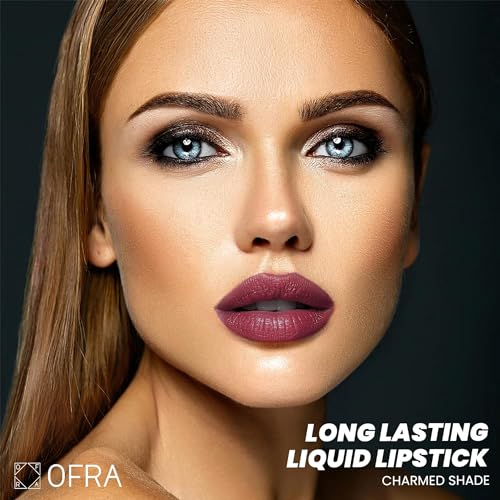 Ofra Velvet Matte Liquid Lipstick Mauve Pink Nude - Long-Lasting Lip Color