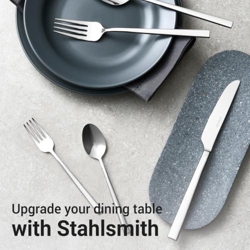 40-Piece Flatware Set for 8 - Stainless Steel Silverware Dinnerware
