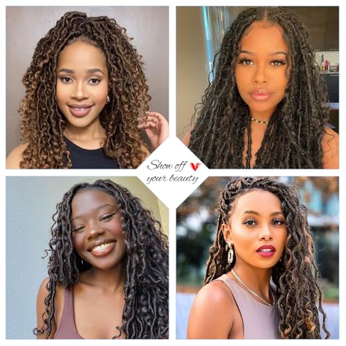 24 Inch Boho Goddess Locs Crochet Hair - 1B# Variation of THIS Listing (Pack of 8)