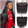10 Inch HD Lace Frontal Closure Human Hair Straight Brazilian Virgin Hair