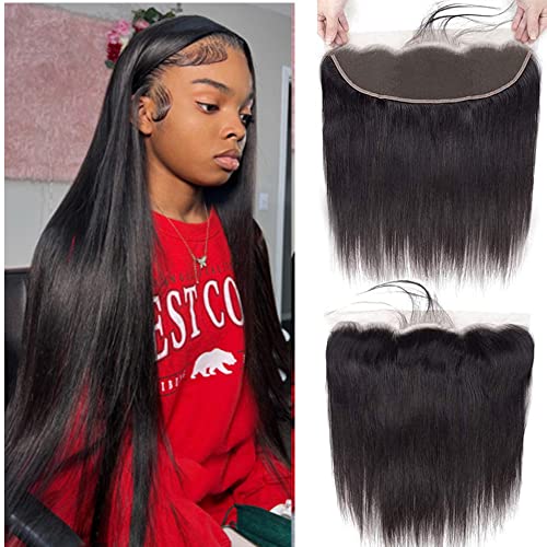 10 Inch HD Lace Frontal Closure Human Hair Straight Brazilian Virgin Hair