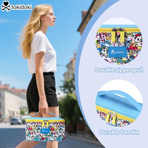 Tokidoki Official Licensed Travel Makeup Bags Toiletry Bags for Women Cosmetic Organizer Bag Large Capacity Travel Makeup Case Organizer