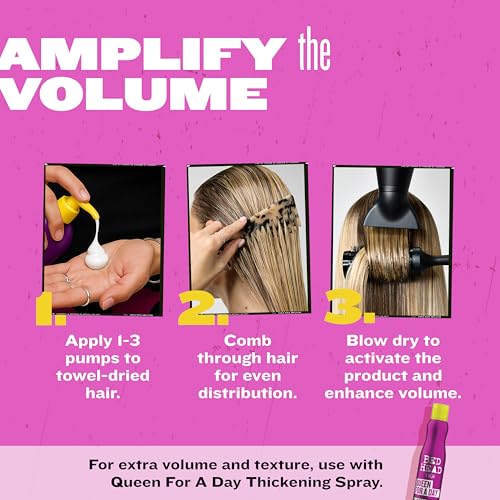 Small Talk Hair Thickening Cream 3-Pack - 8.12 Oz Fruity Scent for Fine & Thin Hair