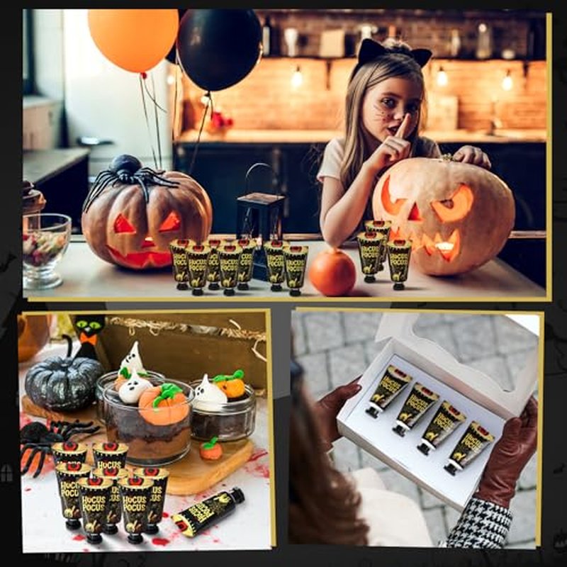 48 Sets Halloween Hand Cream Gifts Bulk Travel Lotion Size Halloween Party Gifts Favors Ghost Spiderweb Skull Hand Cream Birthday Christmas Party Supplies for Guest