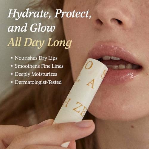 Zeroslash Vegan Lip Butter Stick with Shea Butter & Squalane 0.13oz ? Hydrating Lip Balm for Dry, Chapped Lips | Plant-Based Lip Care with 6 Natural Oils | Overnight Lip Mask | Pack of 3