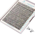 280pcs Lash Clusters 30D D Curl 11mm Handmade Soft Natural Cluster Lashes DIY Individual Eyelash Extensions Easy Self Application