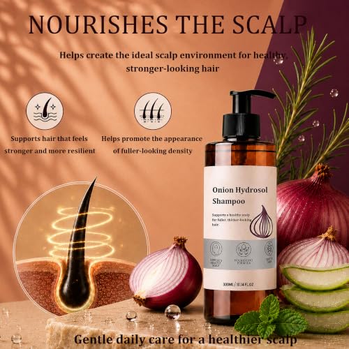 Miracle TQ Onion Hair Growth Shampoo with Biotin & Rosemary - Thinning & Loss Control, 10.14oz