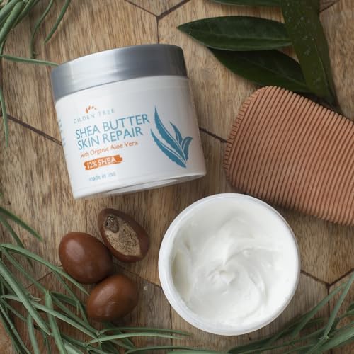 Foot Scrubber & Shea Butter Skin Repair Cream Bundle for Dry Skin