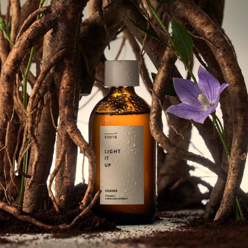 SIORIS Botanical Radiance Serum, Korean Facial Serum with Balloon Flower, Broccoli & Damask Rose, Brightening Moisture Booster for Elastic & Luminous Skin ? 3.38 fl oz