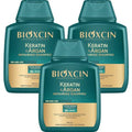 BIOXCIN Keratin & Argan Oil Shampoo Set for Damaged Hair Repair & Growth