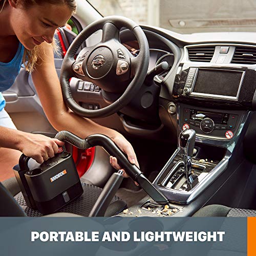 WORX Cordless Cube Vacuum 20V with Battery & Charger – Compact Handheld Cleaner