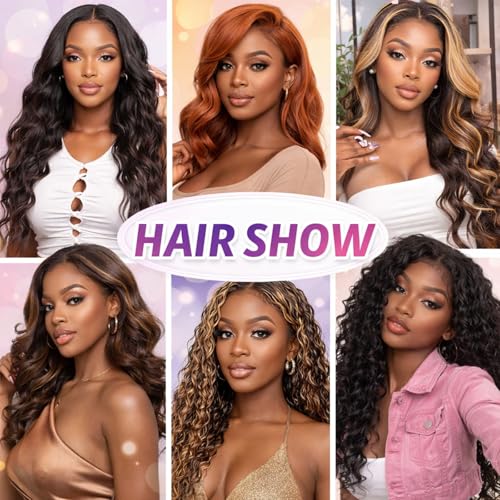 Brazilian Virgin Human Hair Extensions - Ombre Black to Light Brown, 8-30 Inch, 3 Bundles