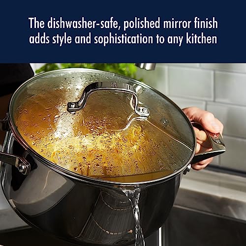 Henckels Clad H3 6-Quart Stainless Steel Dutch Oven - Induction Compatible