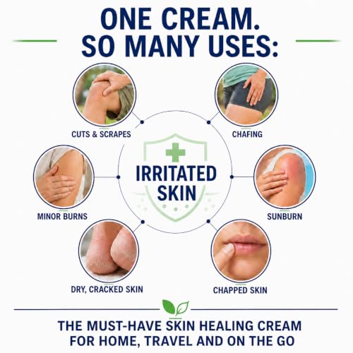 TriDerma Intense Fast Healing Cream 4 Ounce - Decreases Wound Healing Time