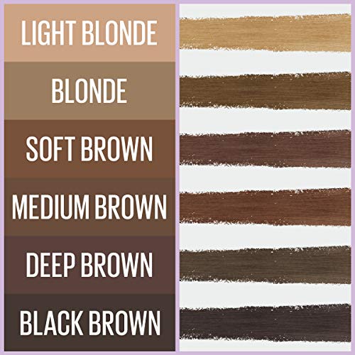 Maybelline Express Brow 2-in-1 Pencil & Powder, Black Brown, Pack of 2 - Full Brows