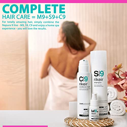 NAPURA C9 Deep Conditioning Hair Mask 6.76 fl oz - Damaged & Dry Hair Repair, Sulfate-Free, Avocado & Jojoba Oil, Protein Treatment, Variation of THIS listing
