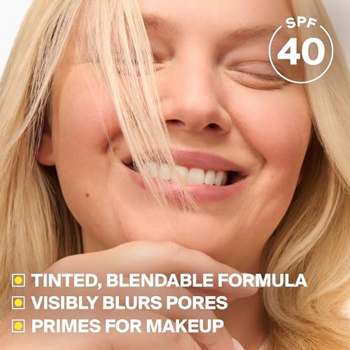 Sunrise Mineral Tinted Face Sunscreen SPF 40 - Mattifying, Oxybenzone-Free, 0.68 Fl Oz