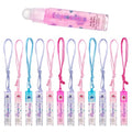 12pc Lip Gloss Necklace, Fruit Flavored Lip Gloss Set, Value Pack, Teen Girls Party Favors, Non Toxic Lip Gloss Necklaces For Girls