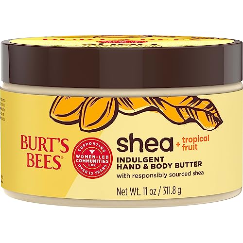 Burt's Bees Shea + Tropical Fruit Hand & Body Butter 11 oz. - Nourishing Moisturizer