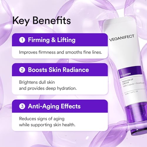 Veganifect Collagen Firming Cream with NMN & Glutathione - Anti-Aging Moisturizer