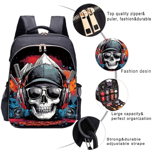 Large Barber and Hairstylist Travel Backpack Organizer for Clippers & Tools