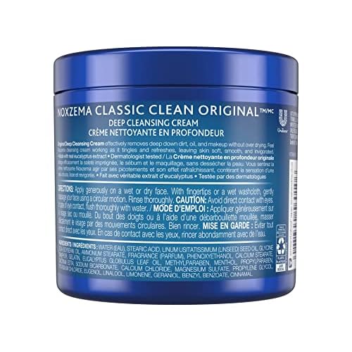 Noxzema Classic Clean Classic Clean Original Deep Cleansing, 12 oz