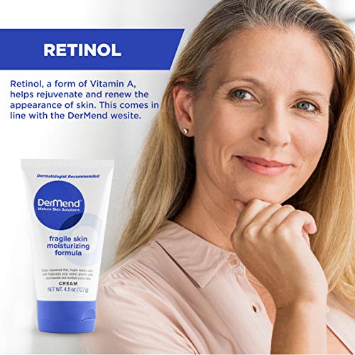 DerMend Fragile Skin Moisturizer 4.5 oz - Firms & Replenishes Aging, Mature Skin, Pack of 1