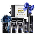 Men's Spa Gift Set 7-Piece Ocean Fresh Personal Care Kit with Travel Bag - 0.29 Fl Oz