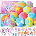 Shell Bath Bombs Set with Mermaid & Unicorn Surprise Toys for Kids