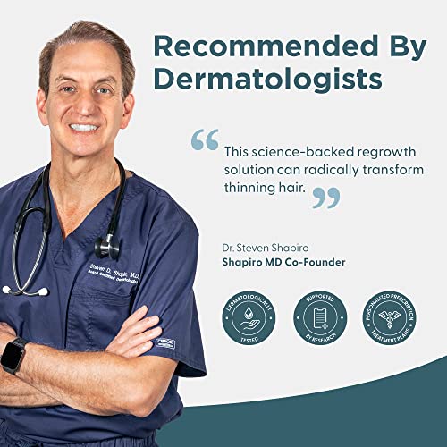 Shapiro MD 5% Minoxidil Hair Growth Serum for Men - 2 Fl Oz