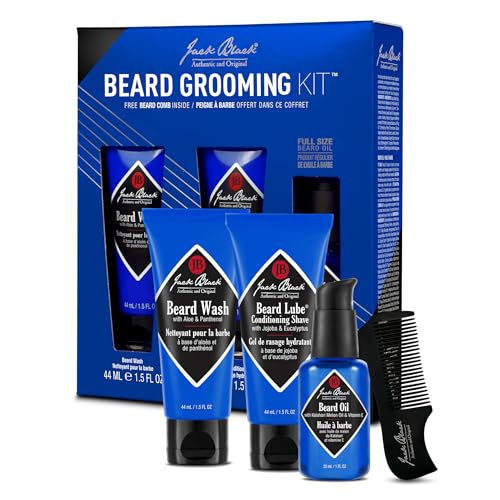 Travel Size Beard Grooming Kit for Men – Beard Care Set