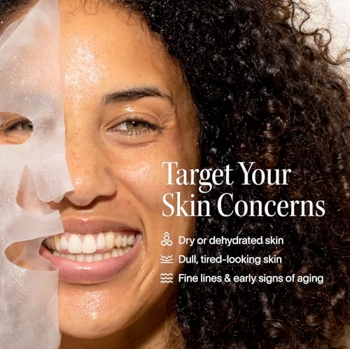 Hydrating Sheet Mask 5 Pack with Niacinamide & Hyaluronic Acid - Solawave