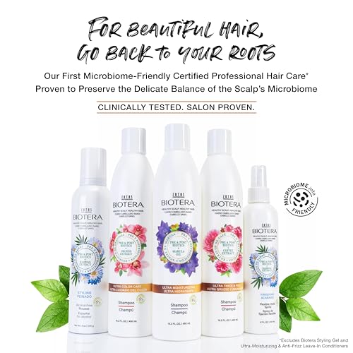 Biotera Moisturizing Shampoo for Dry, Fine Hair - 32 Fl Oz Vegan Hydrating Hair Care