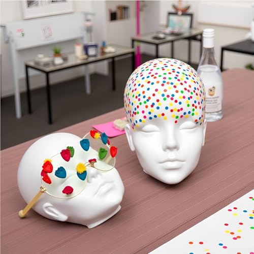 Mannequin Head Male Professional Cosmetology Display Head White DMT-White