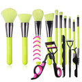 FERYES Travel Makeup Brush Holder & Silicone Makeup Brush Bag