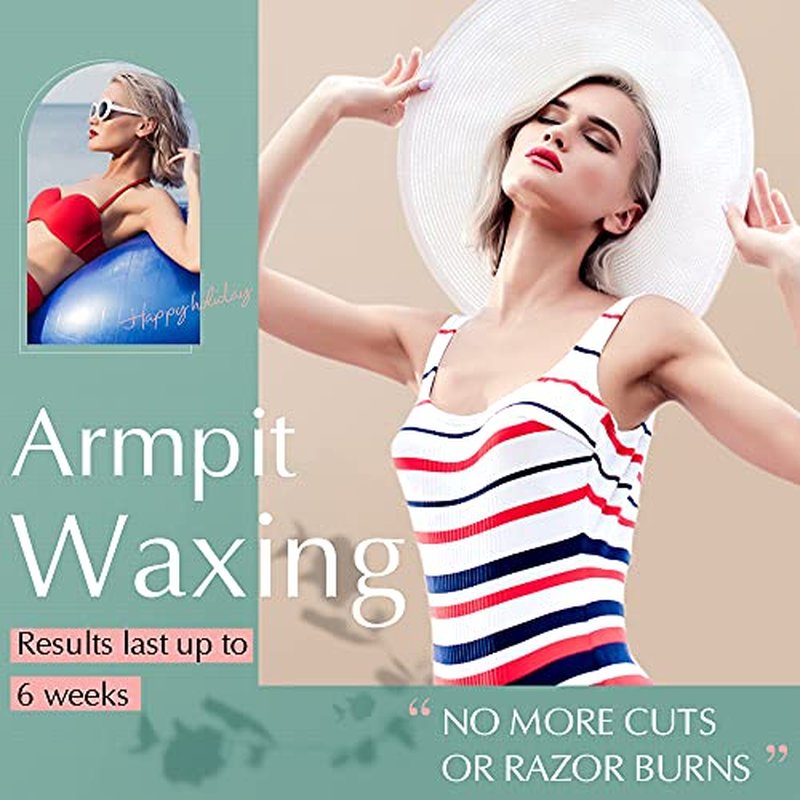 2.5lb+1lb Aloe Hard Wax Beads For Hair Removal At Home For Sensitive Skin Face Leg Eyebrow