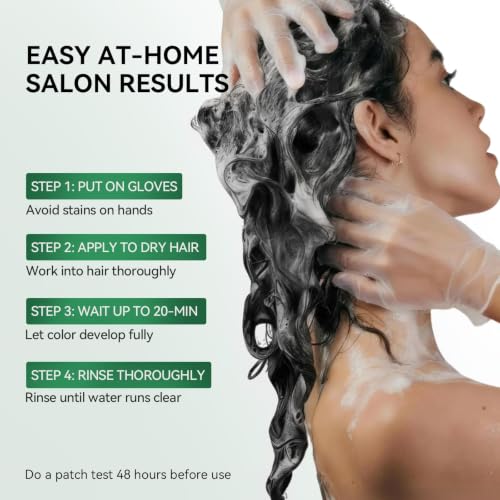 Limer Natural Black Hair Dye Shampoo 3-in-1 for Gray Hair - Variation of THIS listing