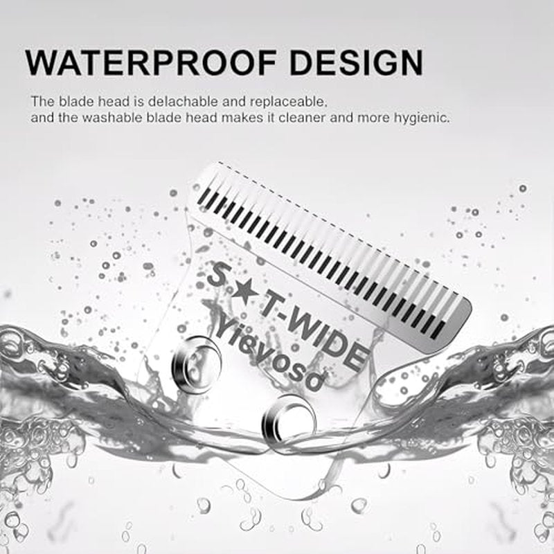 Compatible with Wahl Detailer Blade,2215 Replacement T Wide Blades Fit for Wahl 5 Star Detailer 8081 and Cordless Detailer Li 8171 Trimmer,Stainless Steel,Adjustable Zero-Gap Blade,1Pack.