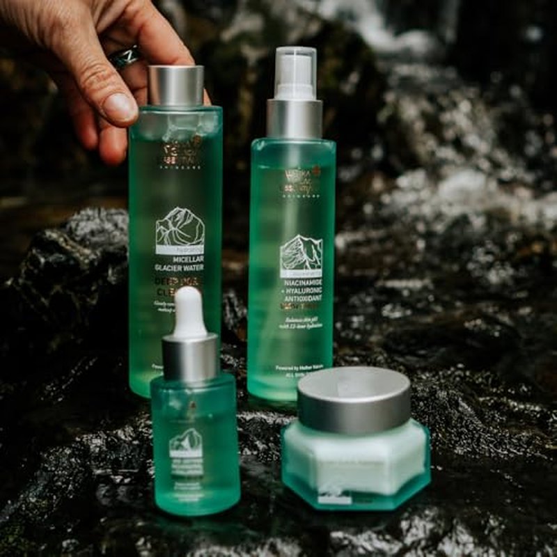 Alaska Glacial Squalane + Hyaluronic Restore Cream for Sensitive & Combo Skin | Deeply Hydrates, Firms, Softens Fine Lines | Lightweight Moisturizer ? 50g