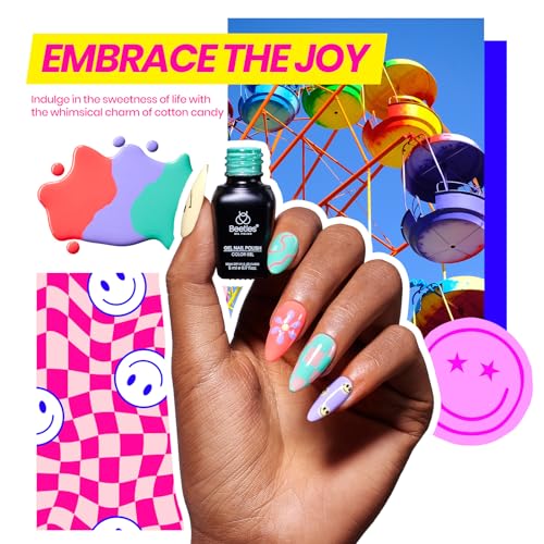 Beetles Gel Nail Polish Kit with U V Light & 20ml Nail Dehydrator and Primer