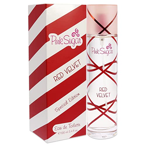 Pink Sugar Red Velvet Body Mist for Women - Long-Lasting Fruity Floral Scent 8 Fl Oz