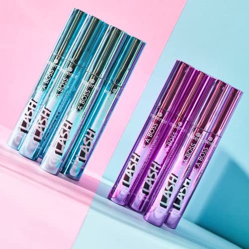 essence | Lash Like A Boss Instant Volume & Length Waterproof Mascara | Long Lasting Formula & Curved Fiber Brush | Vegan & Cruelty Free | Free From Parabens & Microplastic Particles (Pack of 2)