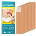 Silicone Scar Thicked Sheets,C Section Recovery Kit 2in x 8in 10ct | Reuseable Extra Long Scar Strips for Reducing the Appearance of Keloid Bump,Stretch Marks,Burn,Surgical Scar Removal(Latex Free)