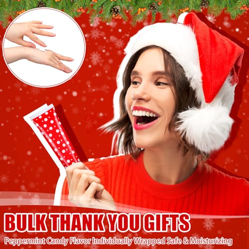 30 Pcs Christmas Hand Cream Set - Peppermint Candy Travel Size Holiday Gift